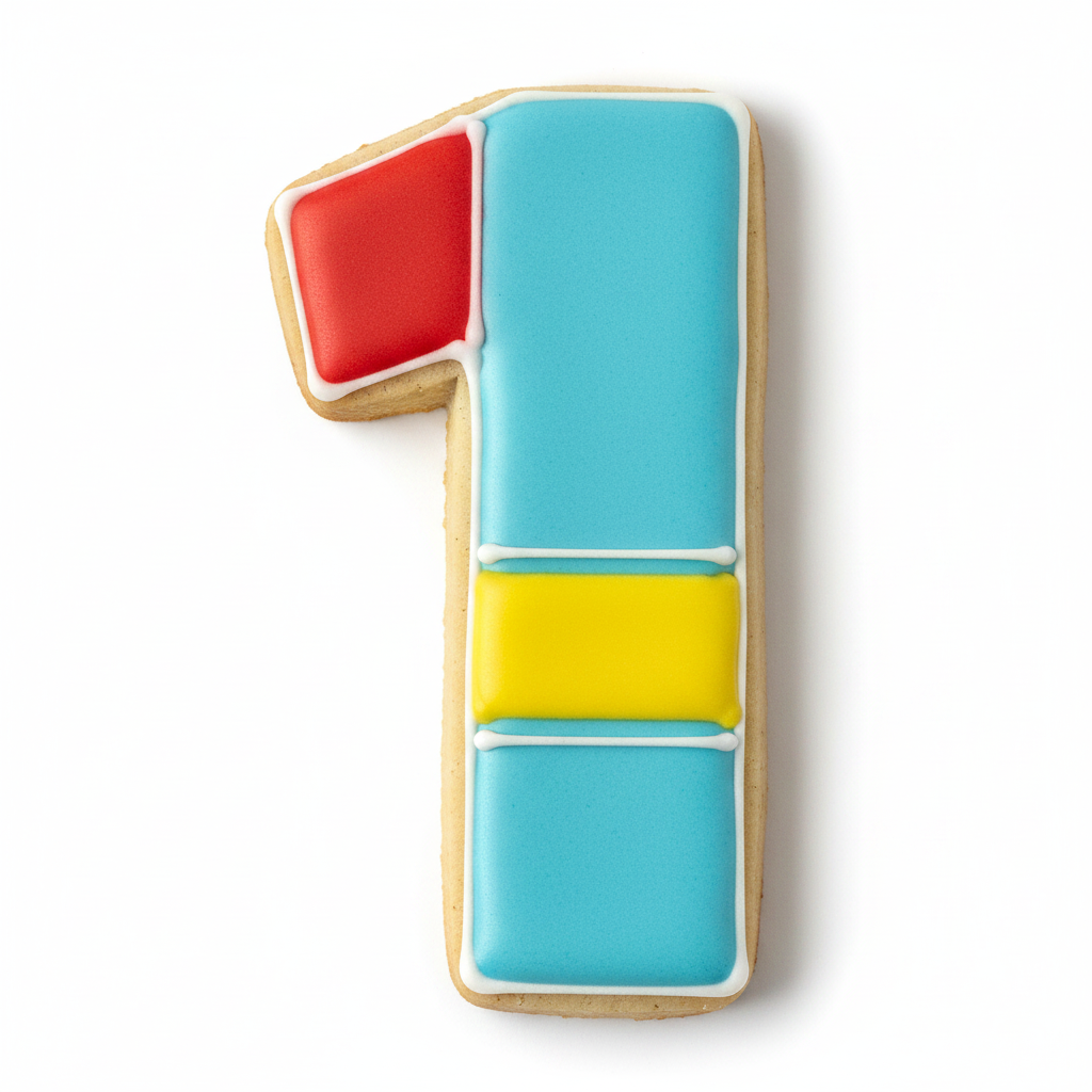 1 Block Numbers Cookie Cutter with Easy Push Design — photo 2