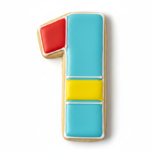 1 Block Numbers Cookie Cutter with Easy Push Design — photo 2