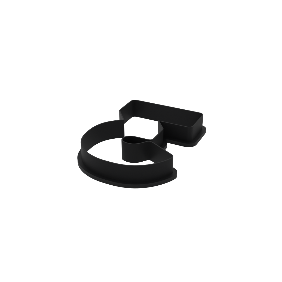 3 Block Numbers Cookie Cutter with Easy Push Design — photo 4
