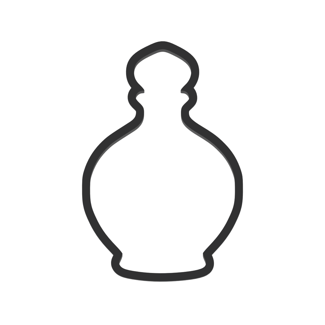 Perfume or Potion Bottle Cookie Cutter with Easy Push Design — photo 3