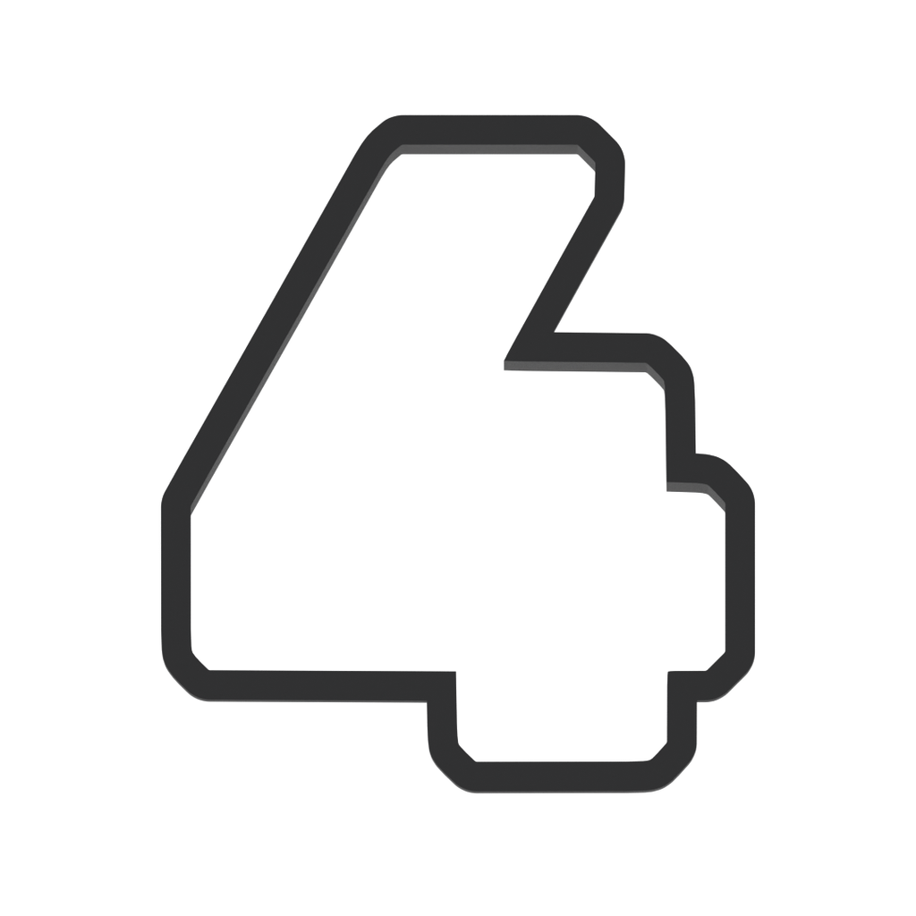 4 Block Numbers Cookie Cutter with Easy Push Design — photo 3
