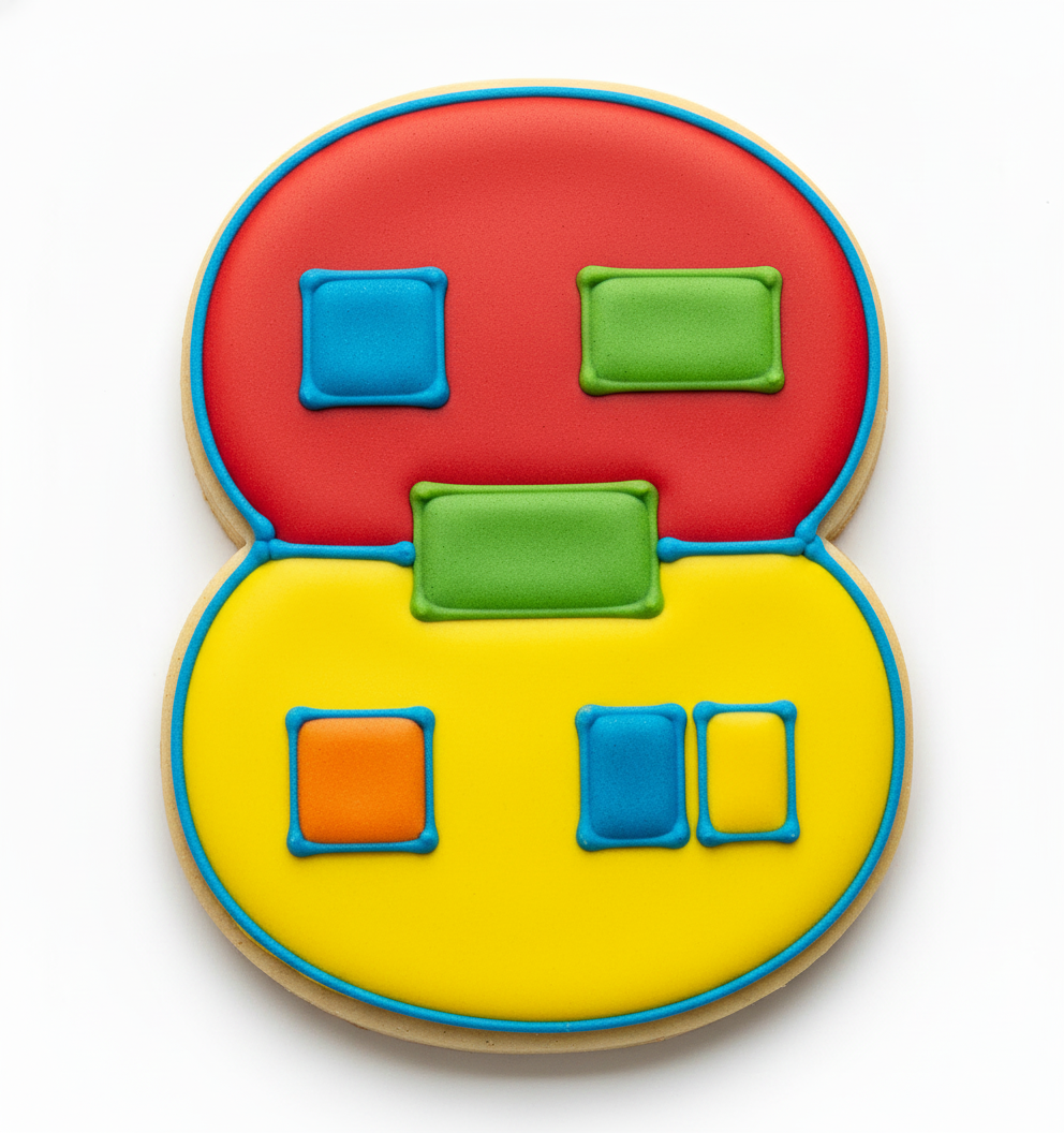 8 Block Numbers Cookie Cutter with Easy Push Design — photo 2