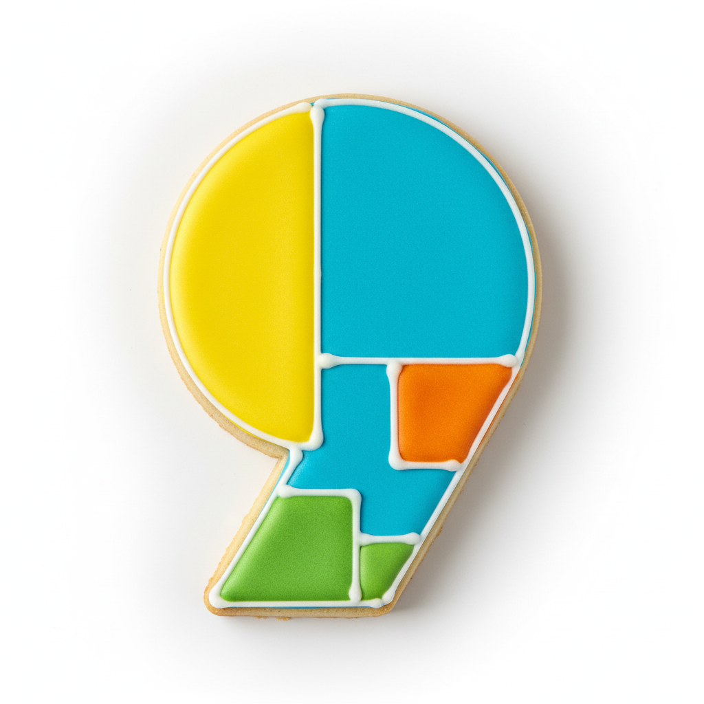 9 Block Numbers Cookie Cutter with Easy Push Design — photo 2