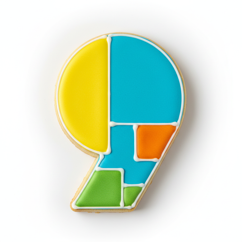 9 Block Numbers Cookie Cutter with Easy Push Design — photo 2