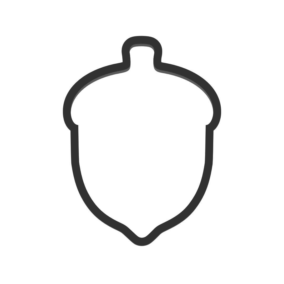 Acorn Cookie Cutter with Easy Push Design — photo 3
