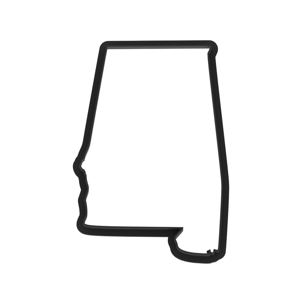 Alabama State Cookie Cutter with Easy Push Design — photo 6