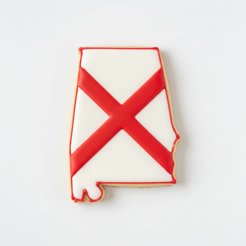 Alabama State Cookie Cutter with Easy Push Design — photo 2
