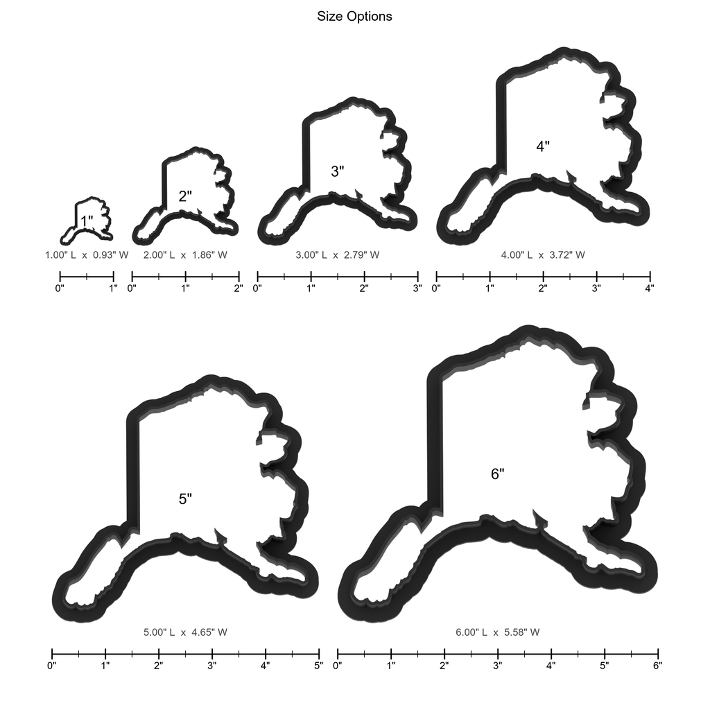 Alaska State Cookie Cutter with Easy Push Design — photo 5