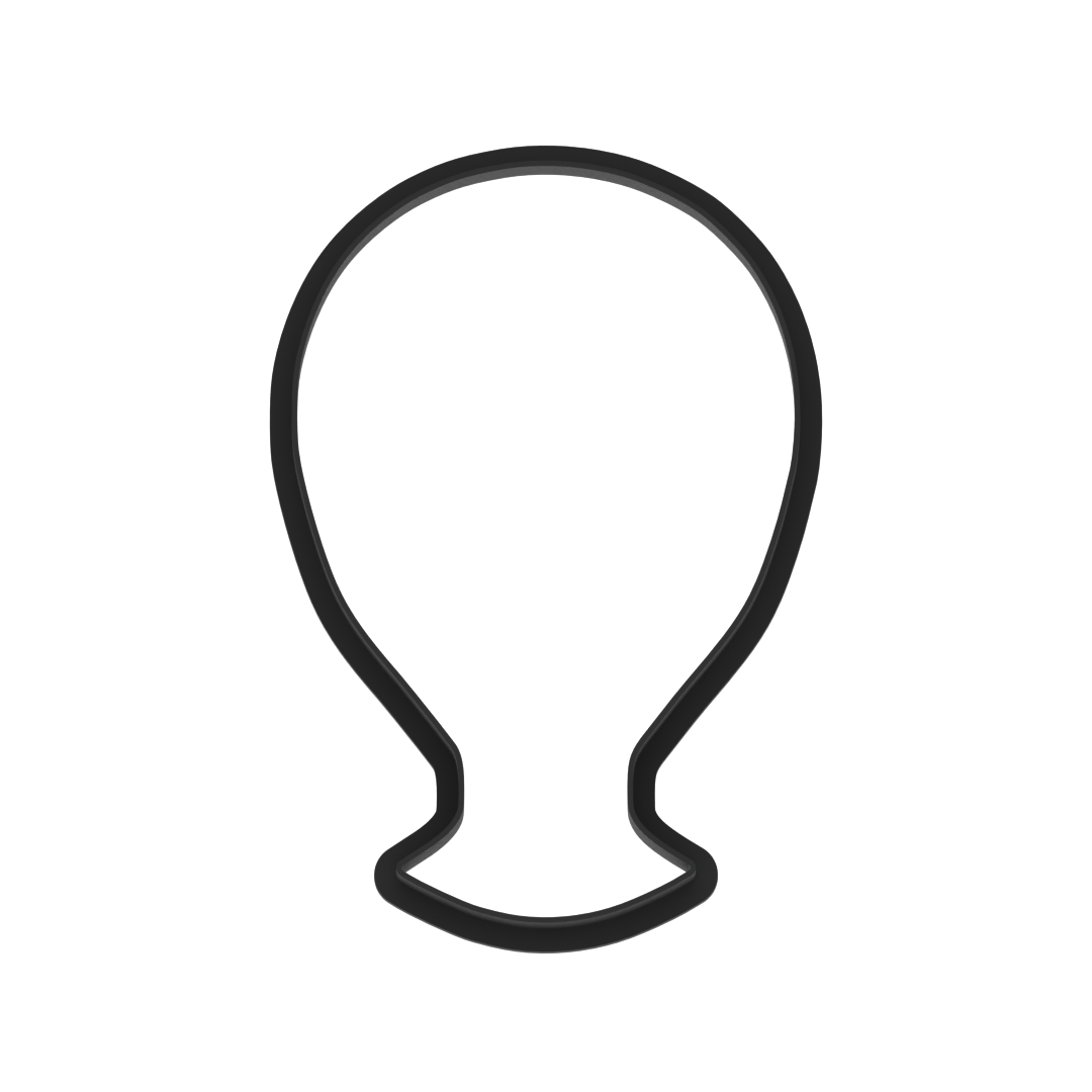 Alien Head Neck Cookie Cutter with Easy Push Design — photo 6