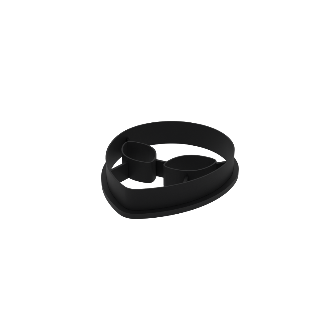 Alien Head With Eyes Cookie Cutter with Easy Push Design — photo 4