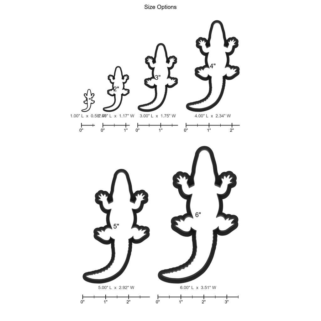 Alligator Cookie Cutter with Easy Push Design — photo 5