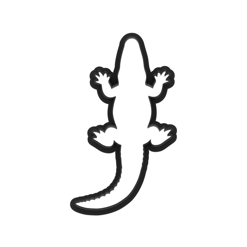 Alligator Cookie Cutter with Easy Push Design — photo 6