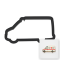 Ambulance Cookie Cutter with Easy Push Design — main photo