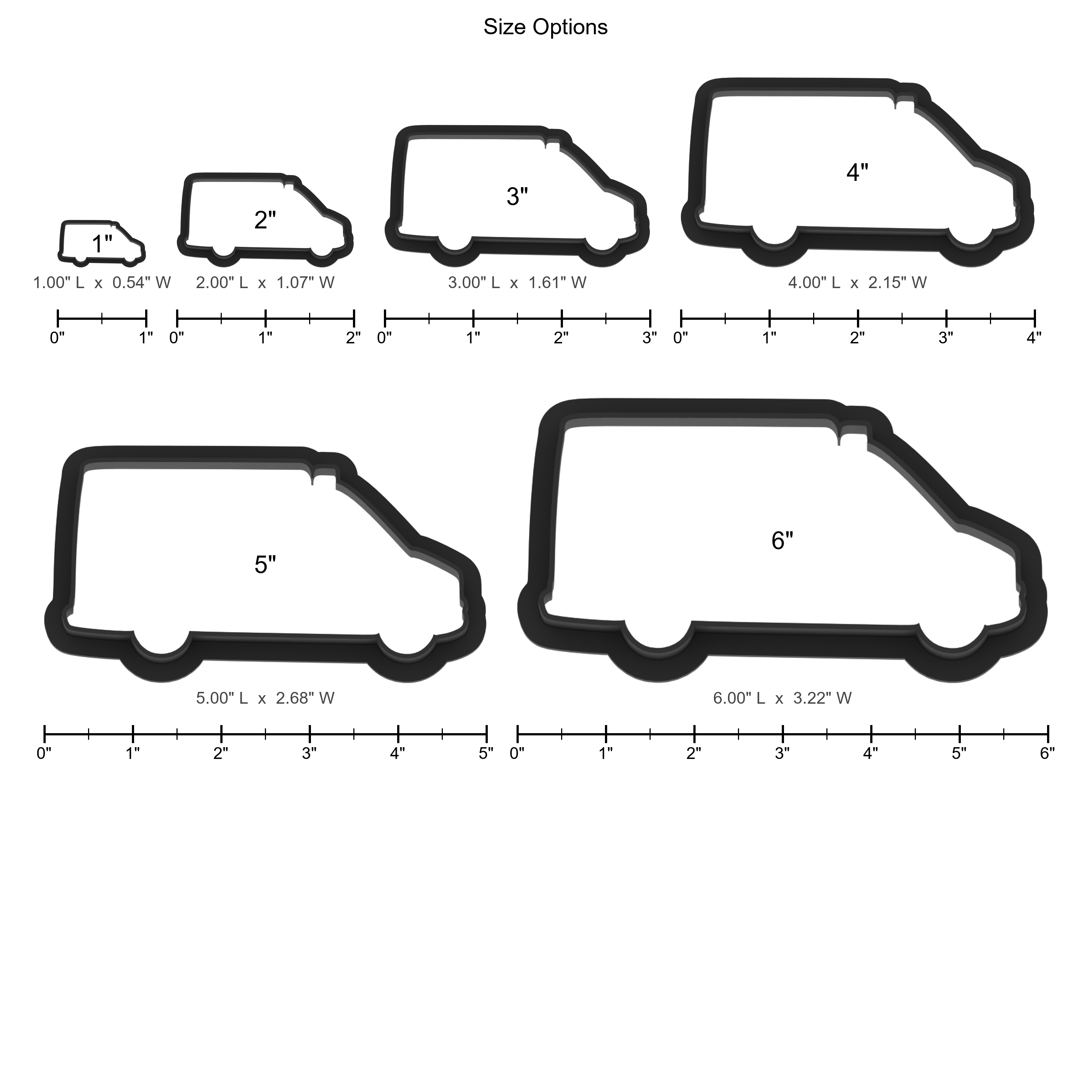 Ambulance Cookie Cutter with Easy Push Design — photo 5