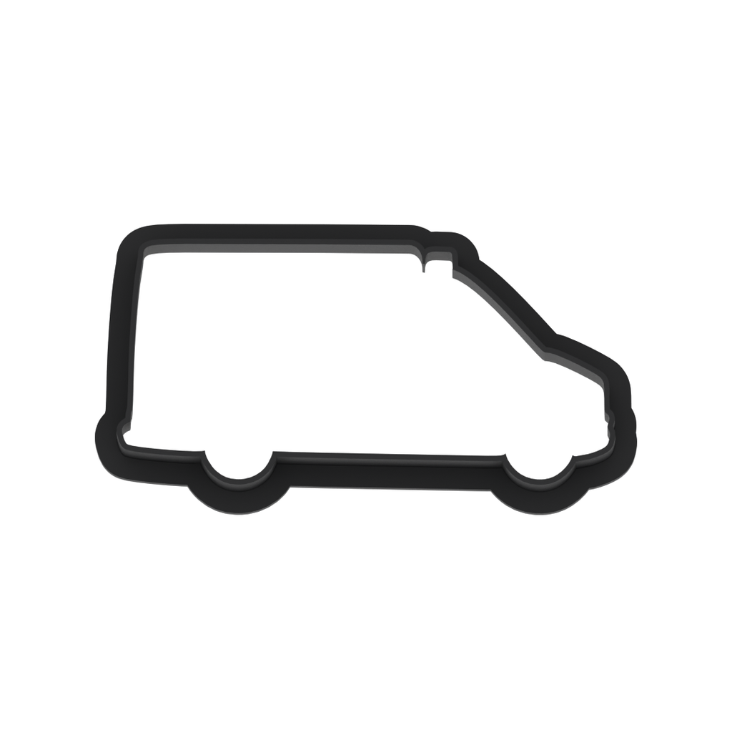 Ambulance Cookie Cutter with Easy Push Design — photo 6
