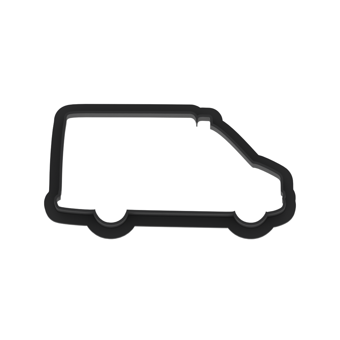 Ambulance Cookie Cutter with Easy Push Design — photo 6