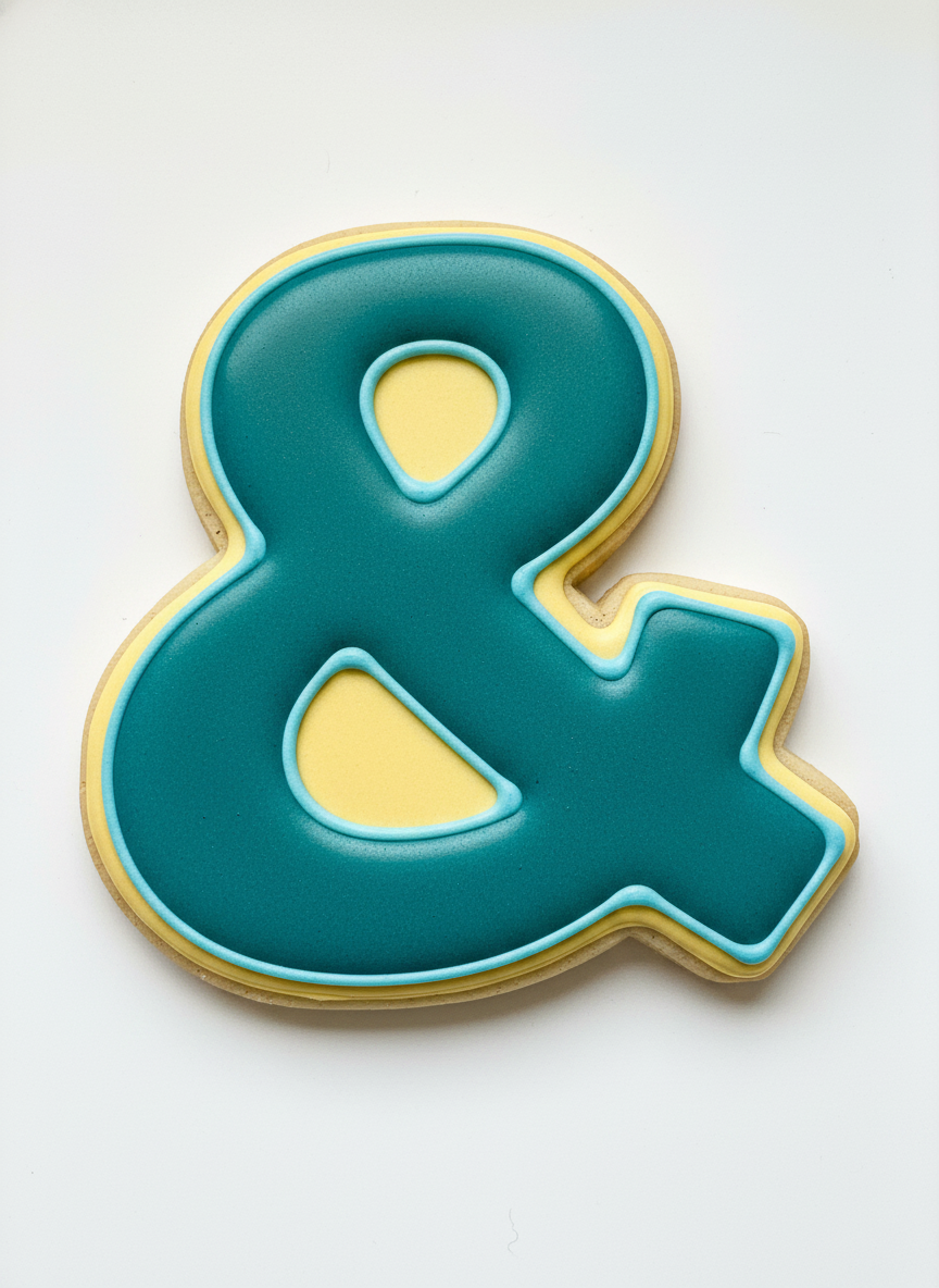 Ampersand And Symbol Cookie Cutter with Easy Push Design — photo 2