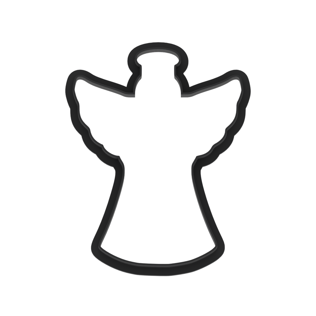 Angel Christmas Cookie Cutter with Easy Push Design — photo 5