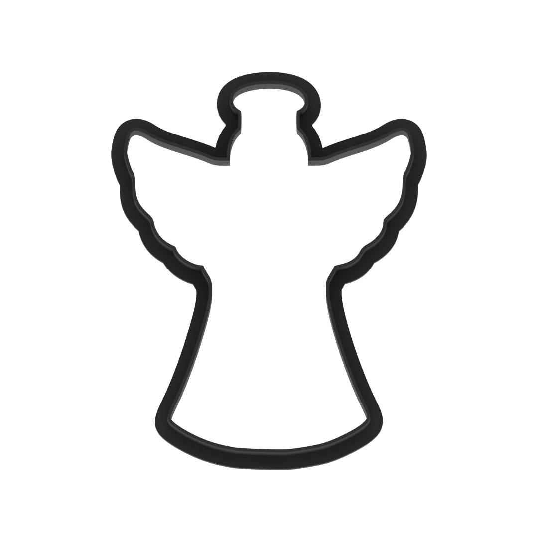 Angel Christmas Cookie Cutter with Easy Push Design — photo 5