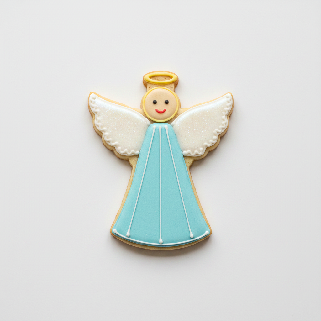 Angel Christmas Cookie Cutter with Easy Push Design — photo 2