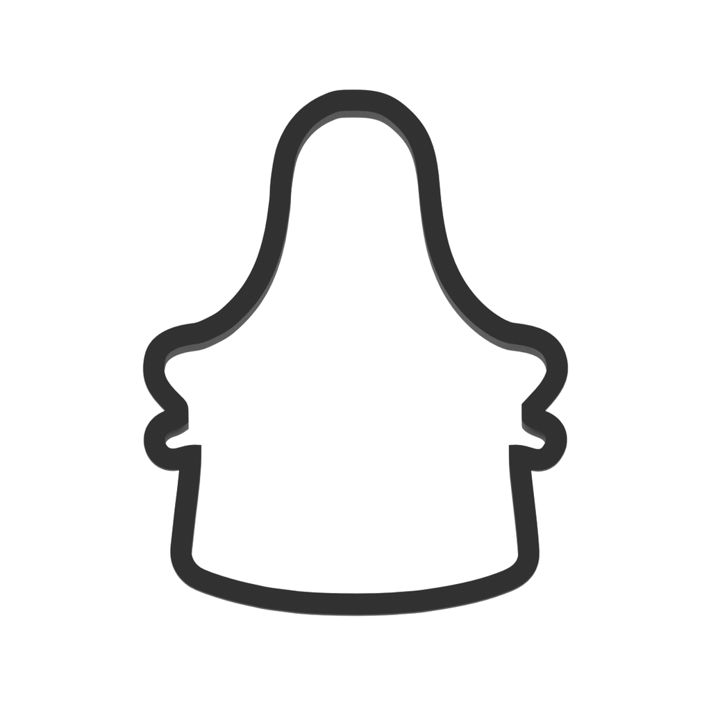 Apron Cookie Cutter with Easy Push Design — photo 3