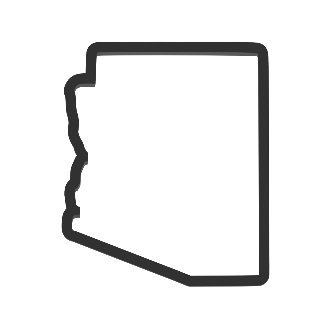 Arizona State Cookie Cutter with Easy Push Design — photo 3