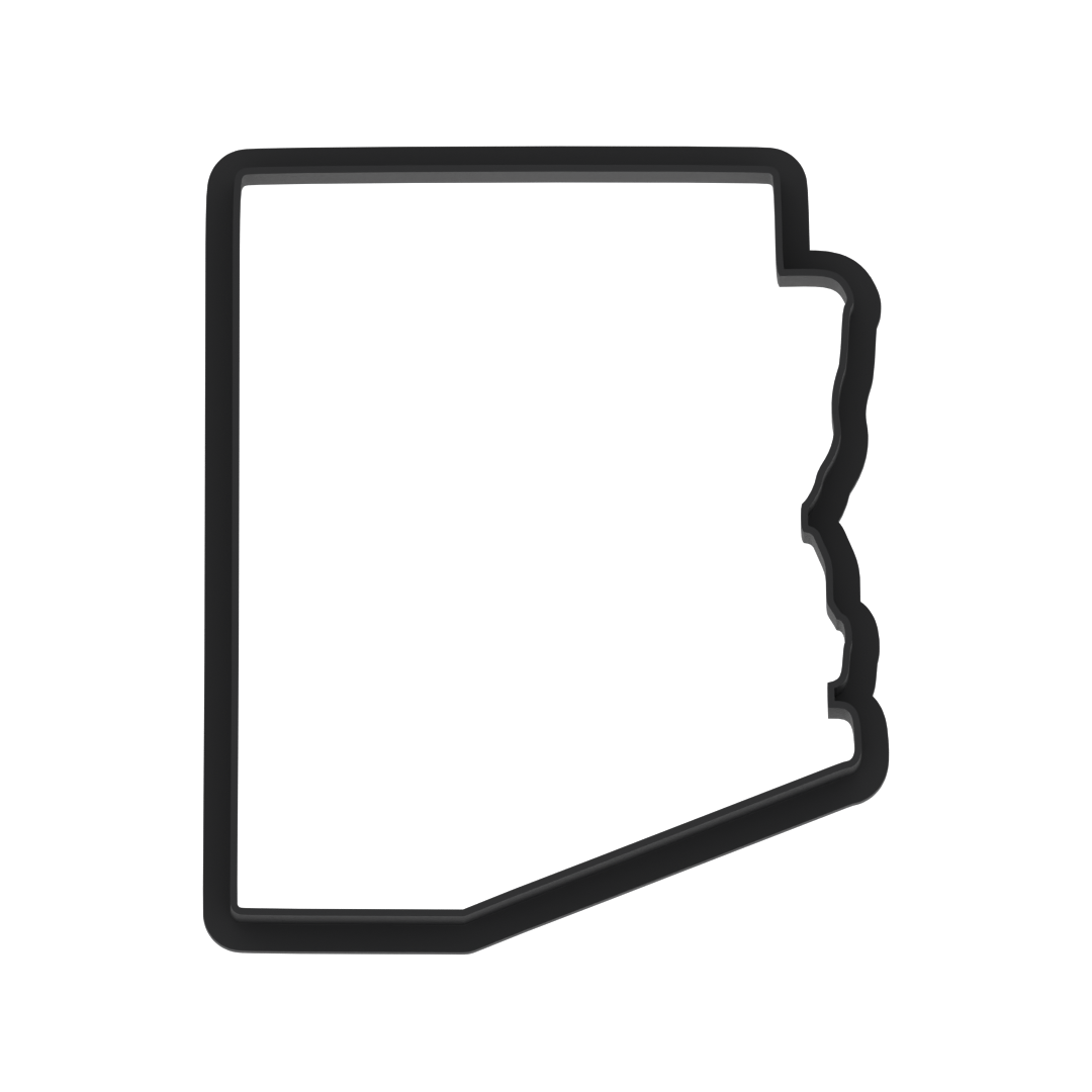Arizona State Cookie Cutter with Easy Push Design — photo 5