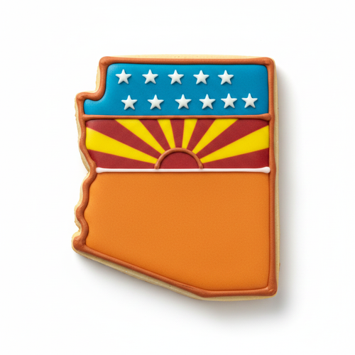 Arizona State Cookie Cutter with Easy Push Design — photo 2