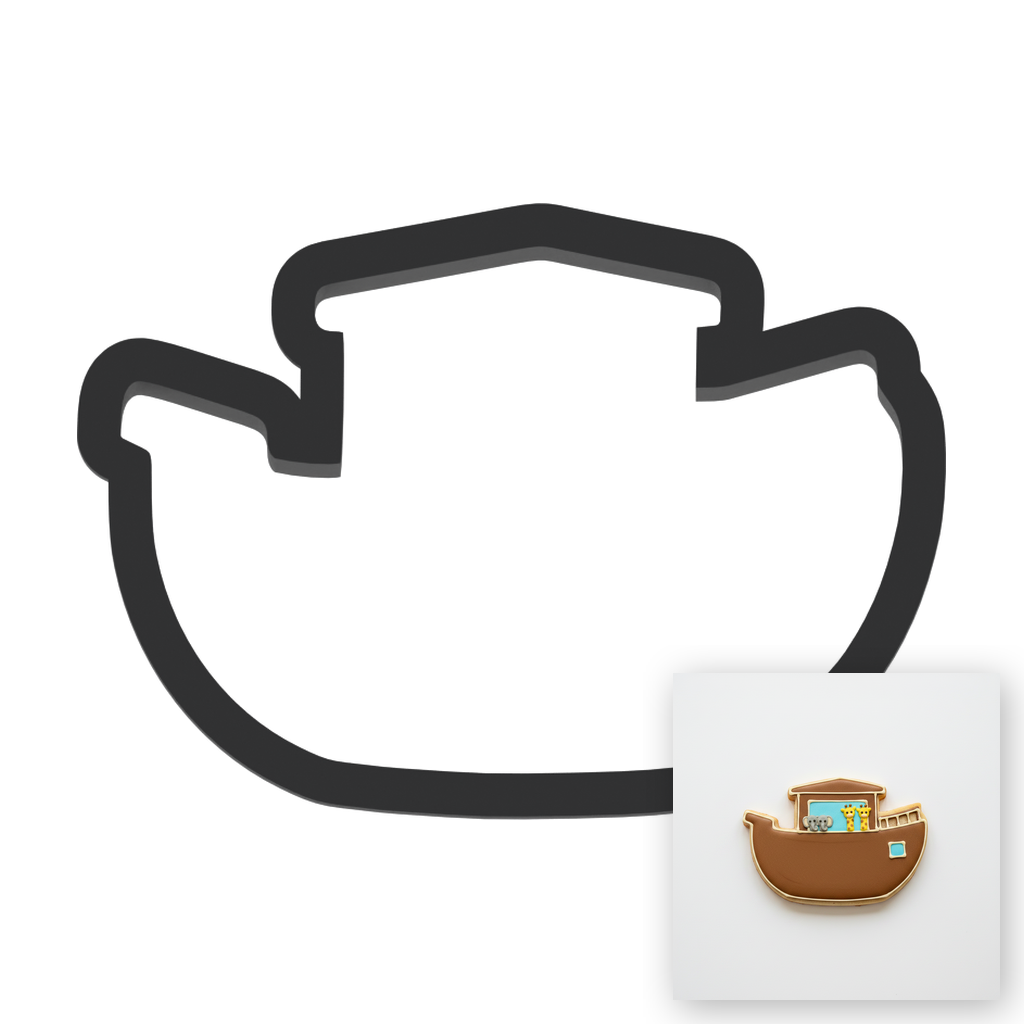 Ark Cookie Cutter with Easy Push Design — main photo