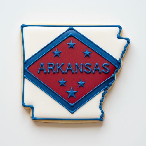 Arkansas State Cookie Cutter with Easy Push Design — photo 2