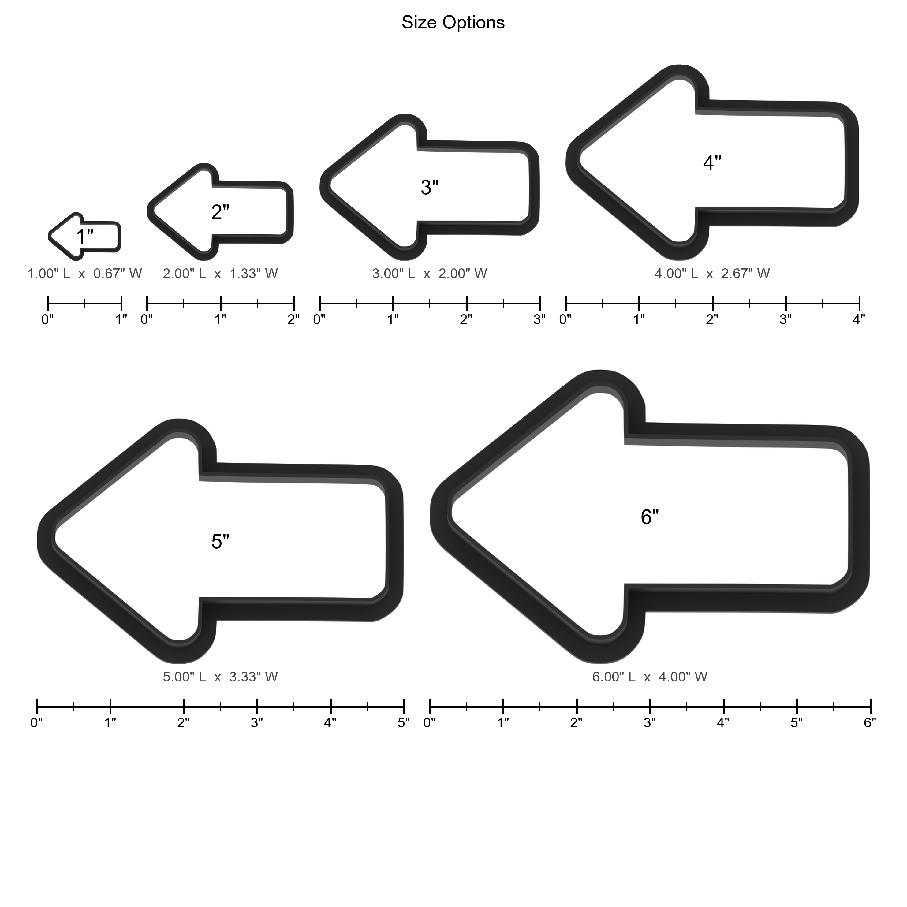Arrow Cookie Cutter with Easy Push Design — photo 5