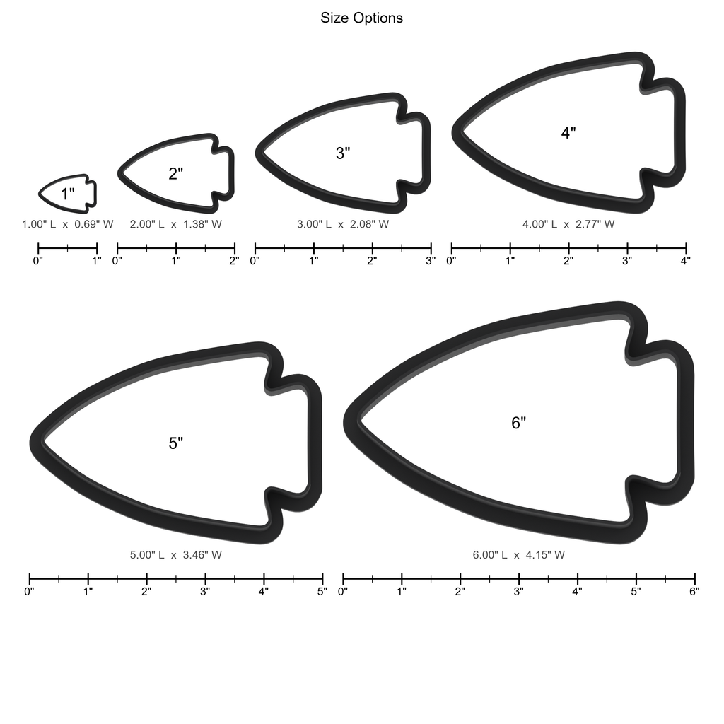 Arrowhead Cookie Cutter with Easy Push Design — photo 5