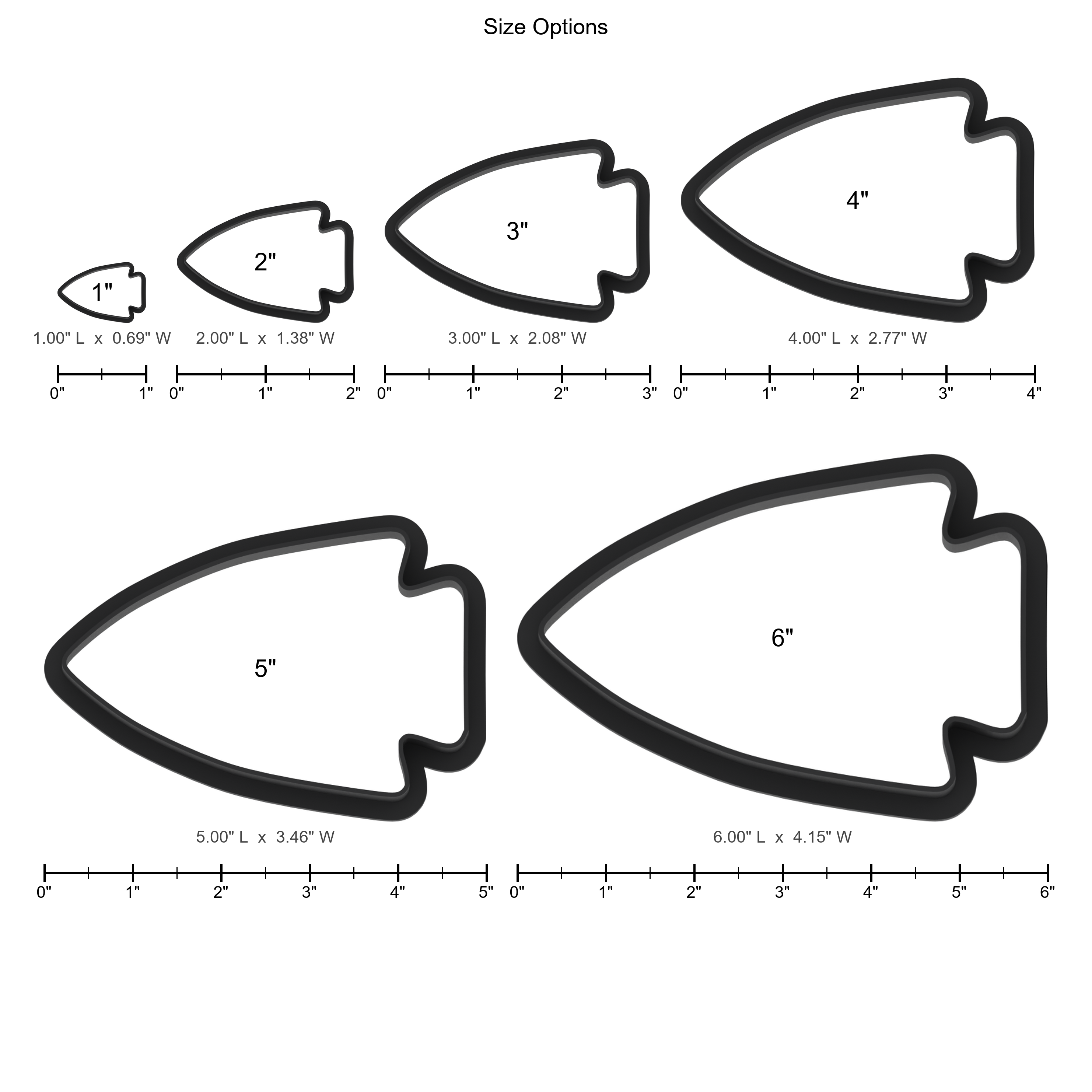 Arrowhead Cookie Cutter with Easy Push Design — photo 5