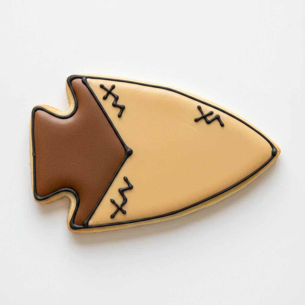 Arrowhead Cookie Cutter with Easy Push Design — photo 2