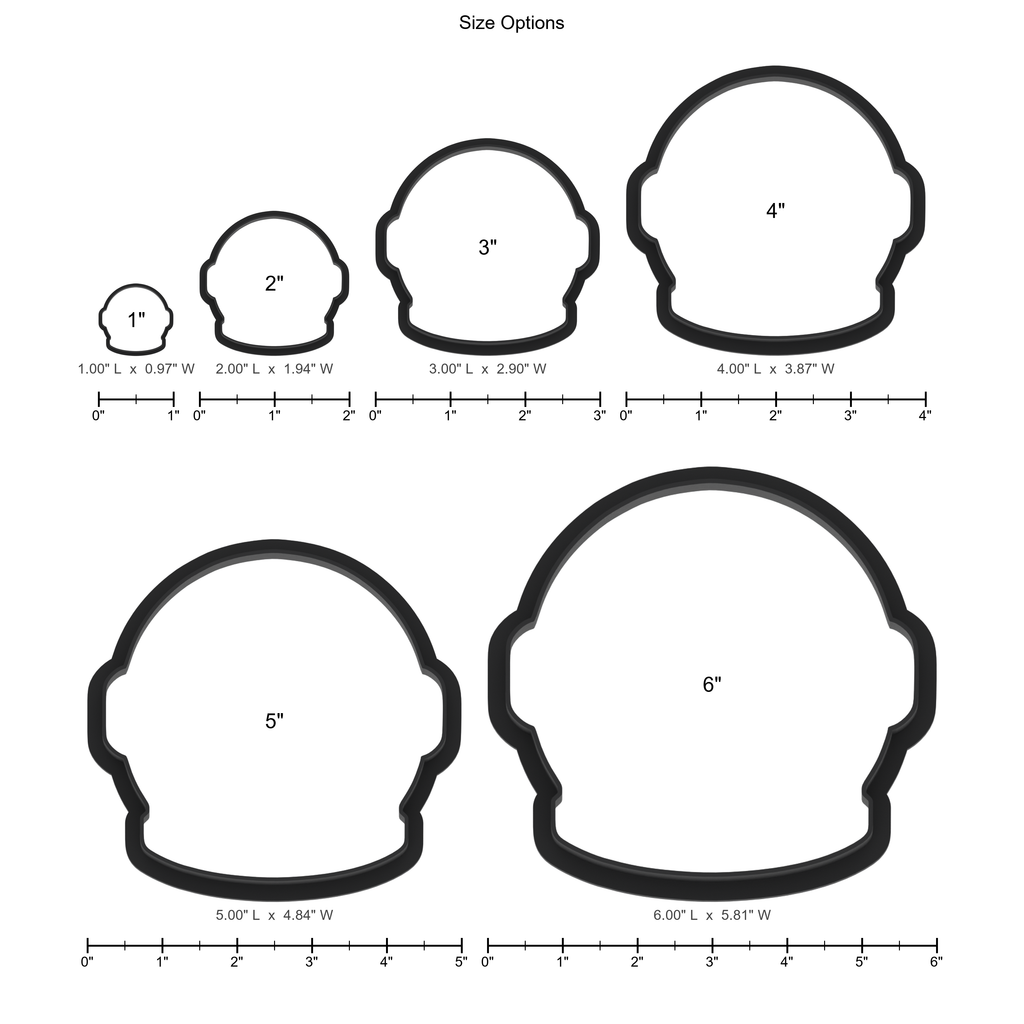 Astronaut Helmet Cookie Cutter with Easy Push Design — photo 5