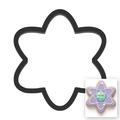 Atom Cookie Cutter with Easy Push Design — main photo