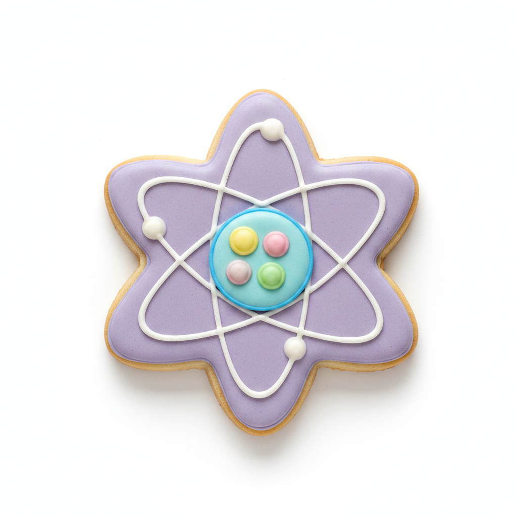 Atom Cookie Cutter with Easy Push Design — photo 2