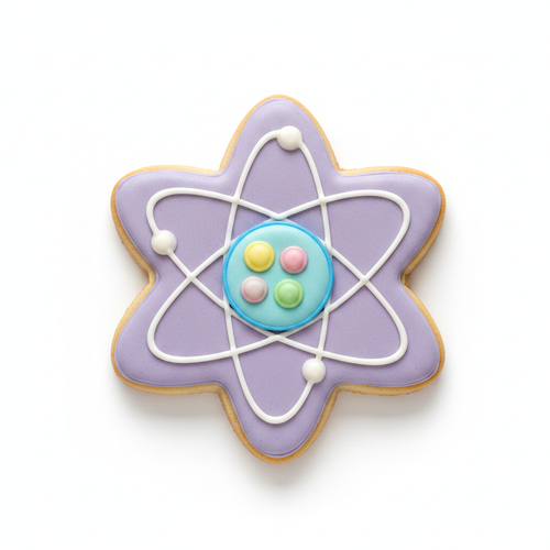 Atom Cookie Cutter with Easy Push Design — photo 2