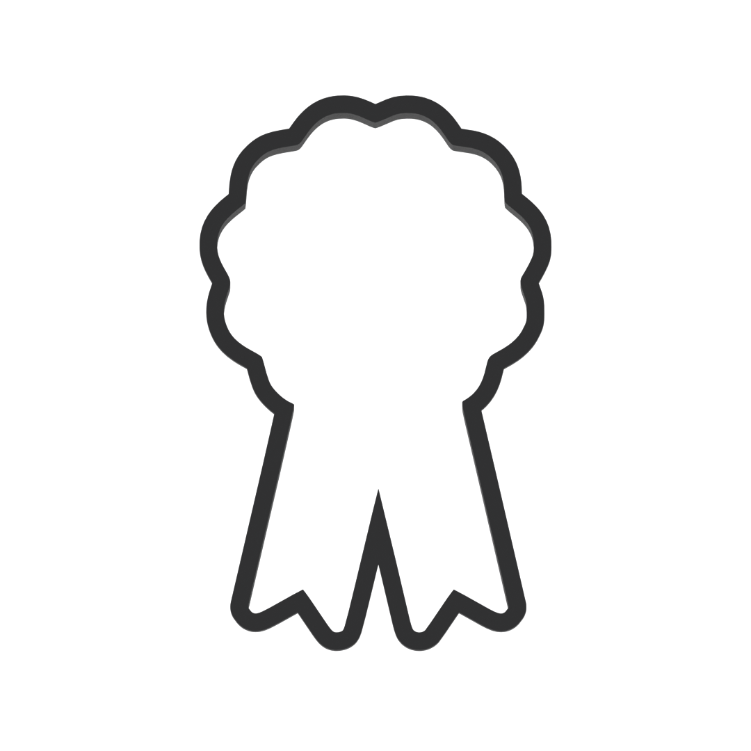 Award Ribbon Cookie Cutter with Easy Push Design — photo 3