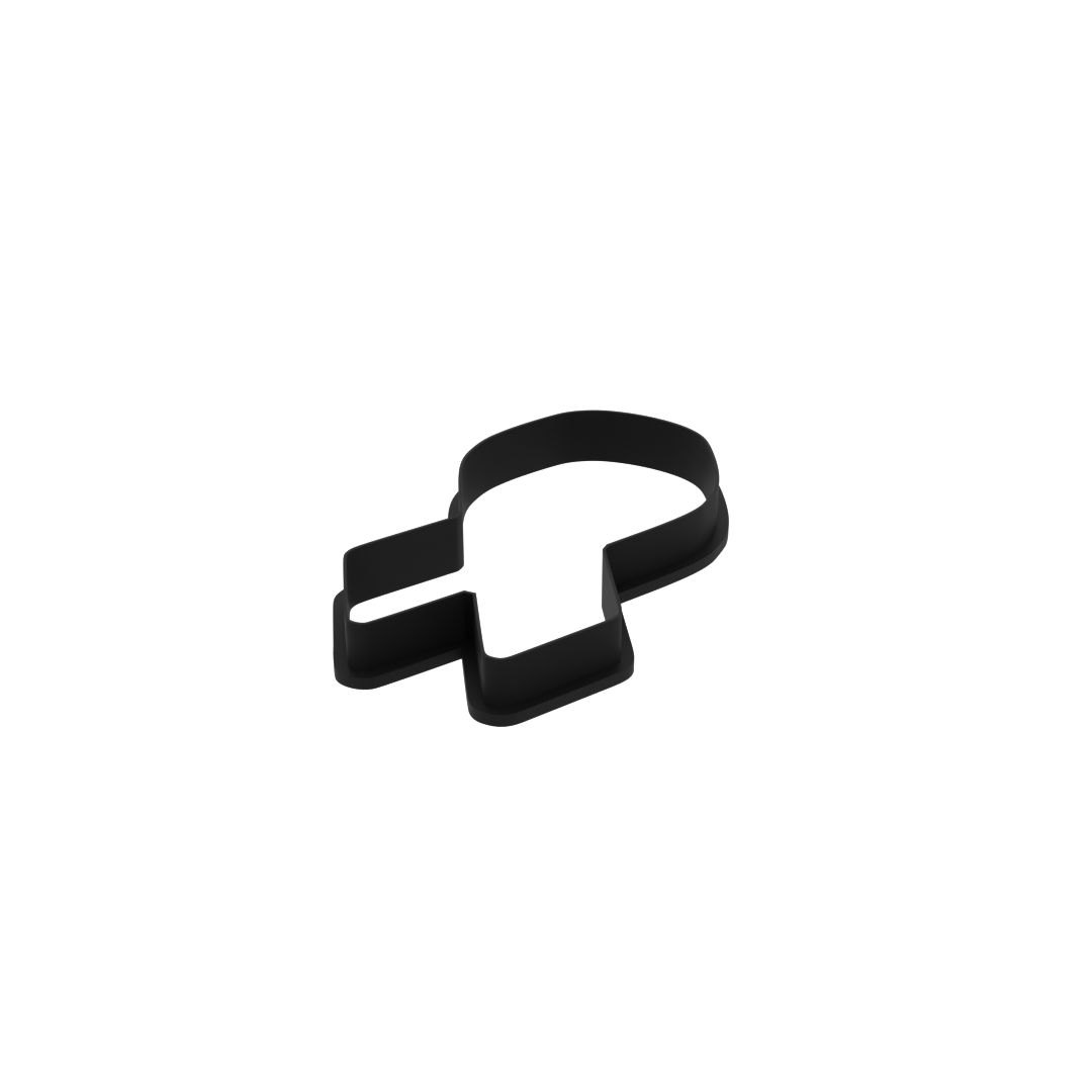 Awareness Ribbon Cookie Cutter with Easy Push Design — photo 4
