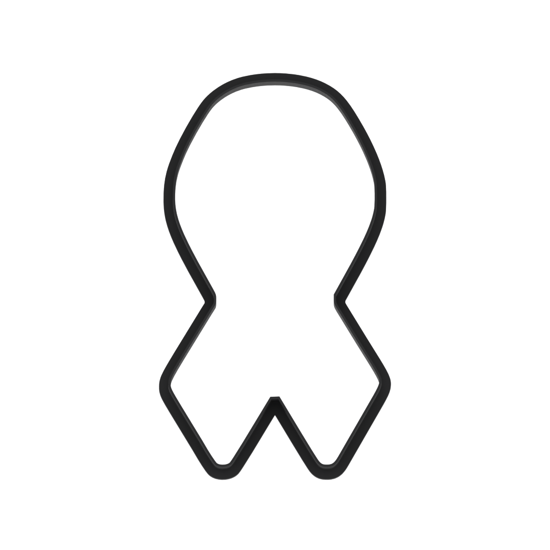 Awareness Ribbon Cookie Cutter with Easy Push Design — photo 5