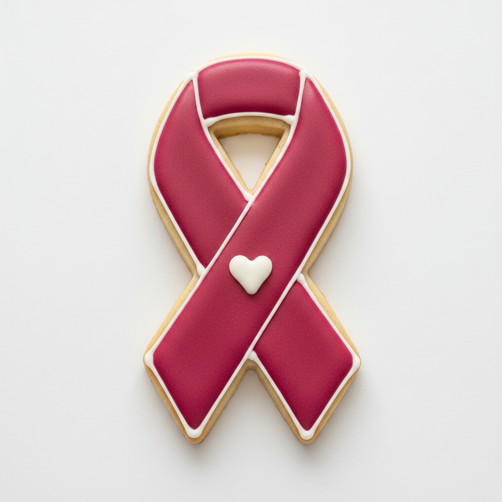 Awareness Ribbon Cookie Cutter with Easy Push Design — photo 2