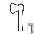 Axe Cookie Cutter with Easy Push Design — main photo