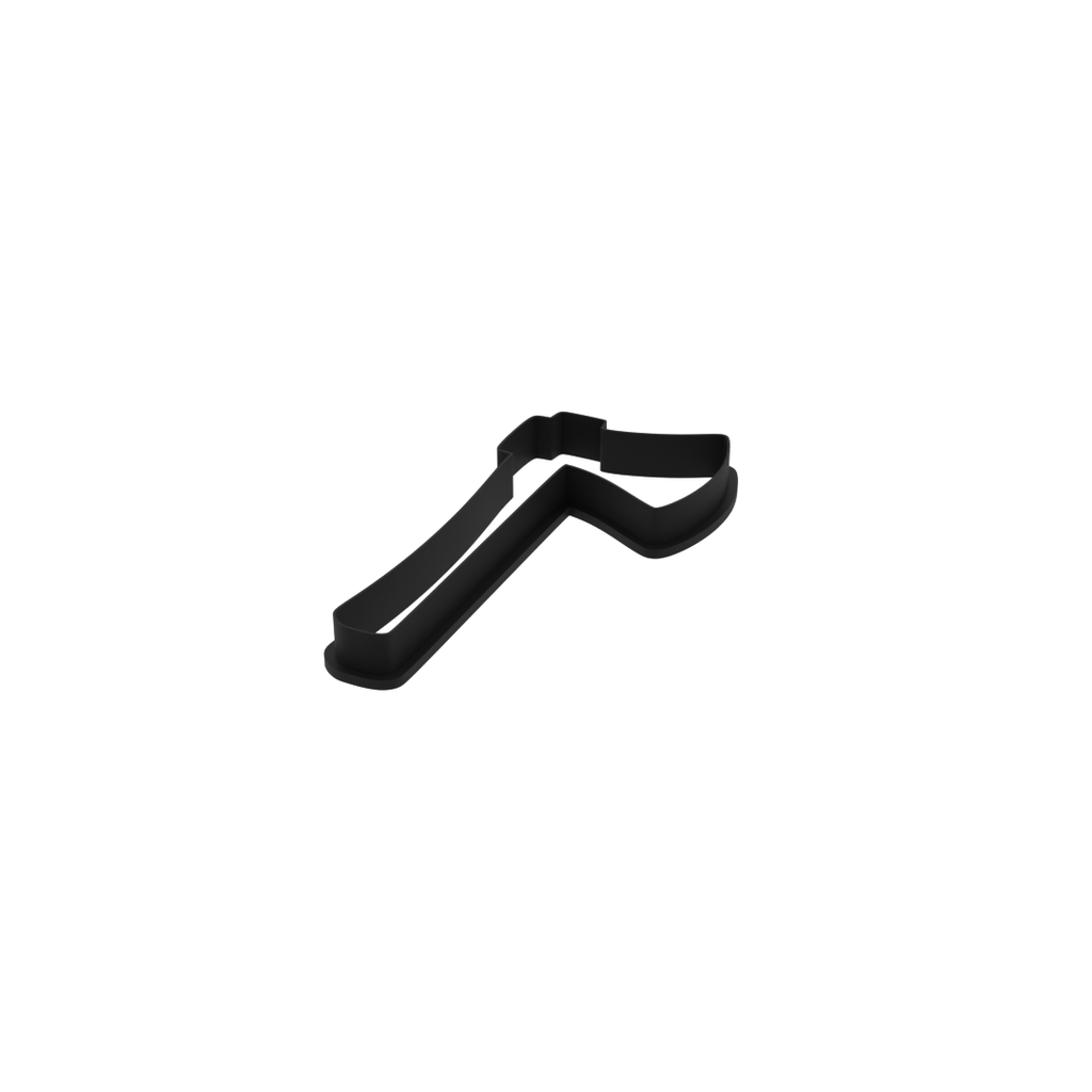 Axe Cookie Cutter with Easy Push Design — photo 4