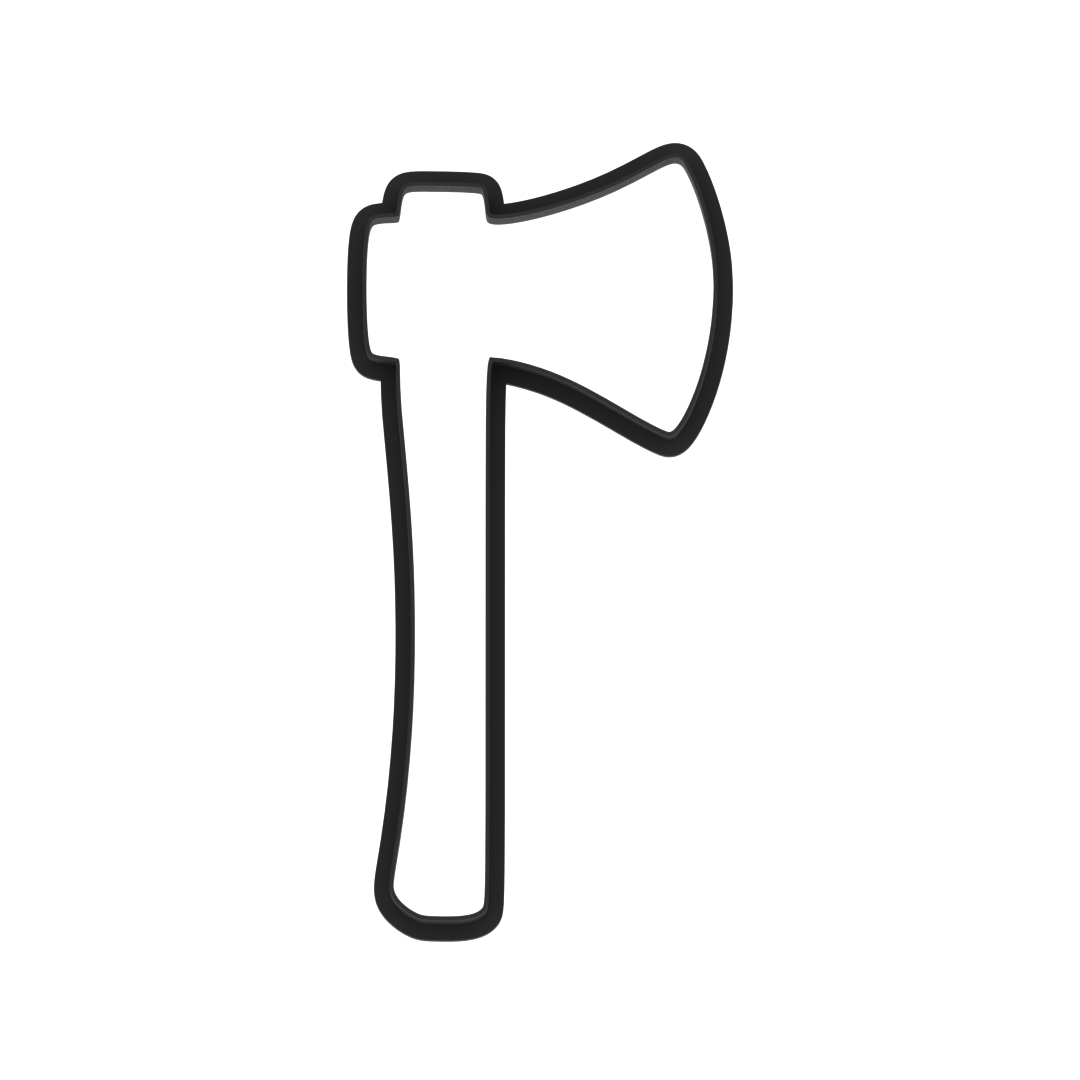 Axe Cookie Cutter with Easy Push Design — photo 6