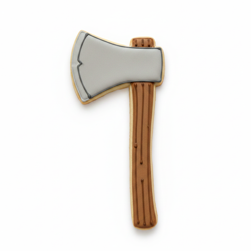 Axe Cookie Cutter with Easy Push Design — photo 2