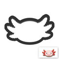 Axolotl Head Cookie Cutter with Easy Push Design — main photo