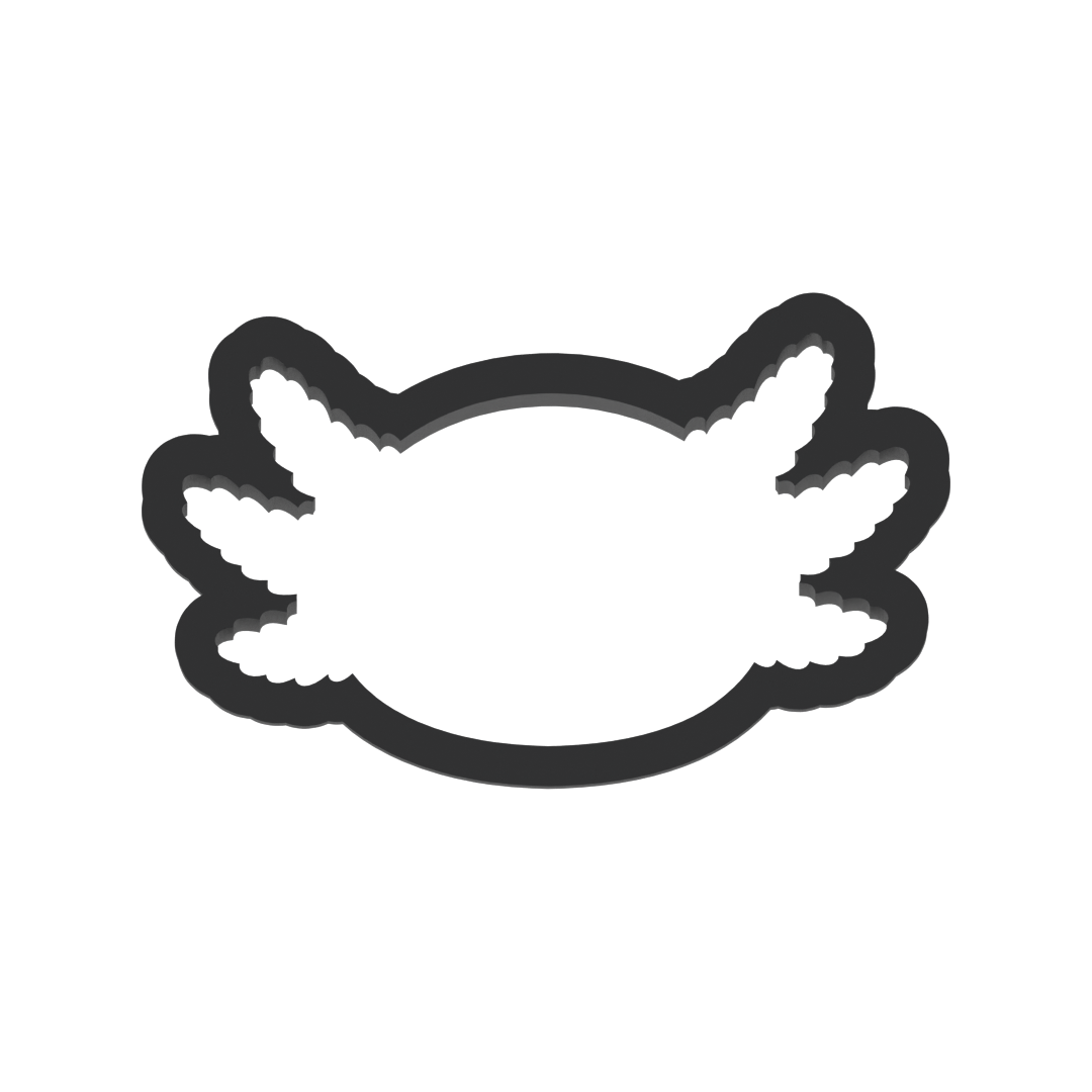 Axolotl Head Cookie Cutter with Easy Push Design — photo 3