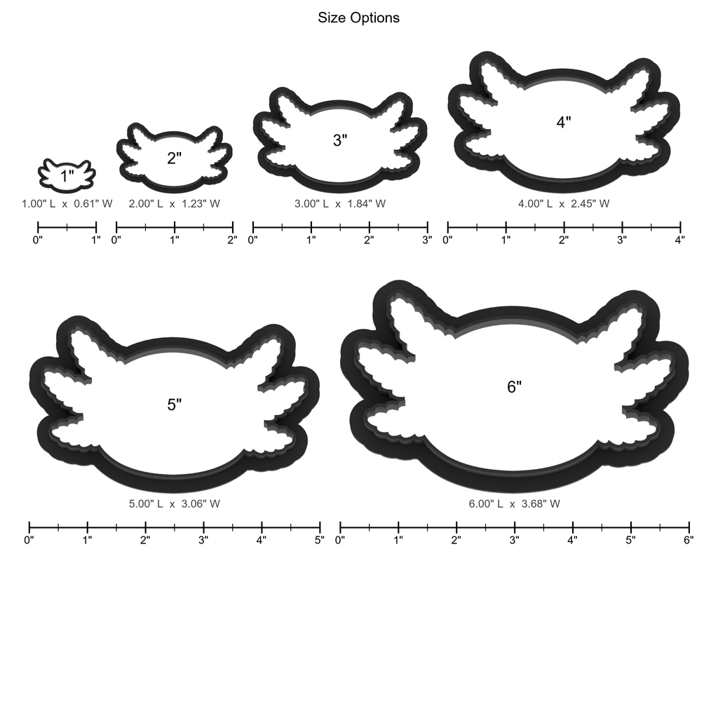 Axolotl Head Cookie Cutter with Easy Push Design — photo 5