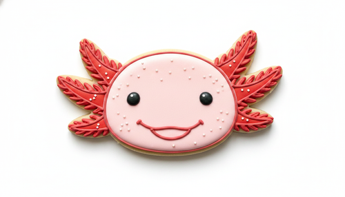Axolotl Head Cookie Cutter with Easy Push Design — photo 2